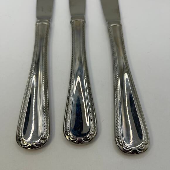 3 Modern Solid Knife Swedish Lodge 9 3/8" Lenox 1/4" Thick - Picture 4 of 7